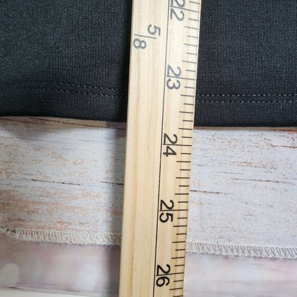 Boston Proper Black Cold Shoulder Top With Faux Leather Trim Medium - Picture 7 of 8